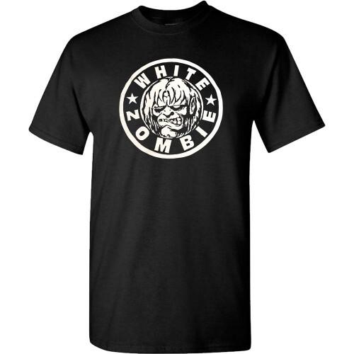White Zombie Circle Logo Classic Adult T-Shirt M