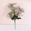 Christmas Decorative Flower With Bright Colors Party Home Decor Flowers Fake