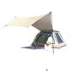 Portable Quick-Setup Outdoor Camping Tent with Tarp & Mat