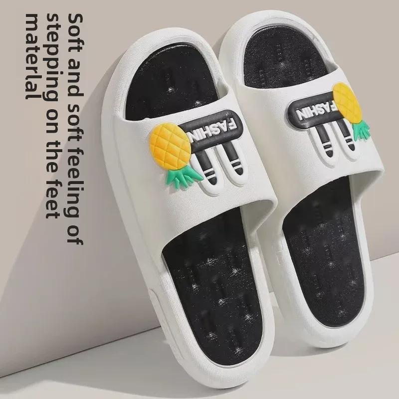 Damen Outdoor Cartoon Hausschuhe: Dicke Sohle, Rutschfest, Sommer Niedlich Indoor Sandalen