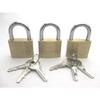 AIAI Keyed to for Storage Sheds and 40mm Padlock, Match, Gates, 3-Piece Set, Wide, IB-014