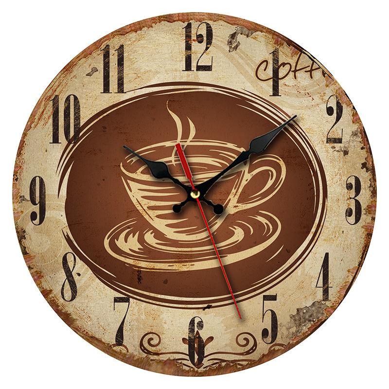 10-inch Modern Scenic Creative Home Decor Customizable MDF Wall Clock for Living Room (Customer Provides Dial Supports 48-Hour