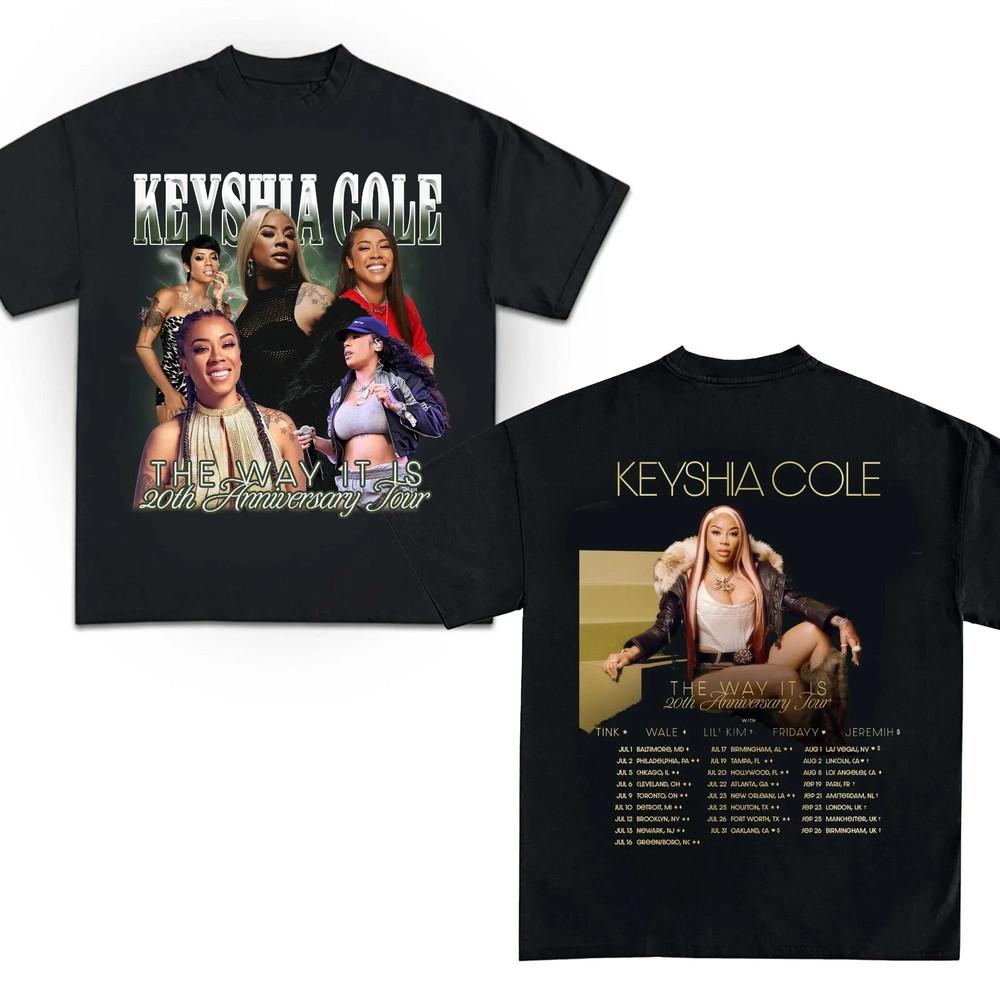 Keyshia Cole Tour Shirt Tour 2025 Keyshia Cole Shirt Unisex T-Shirt XXL