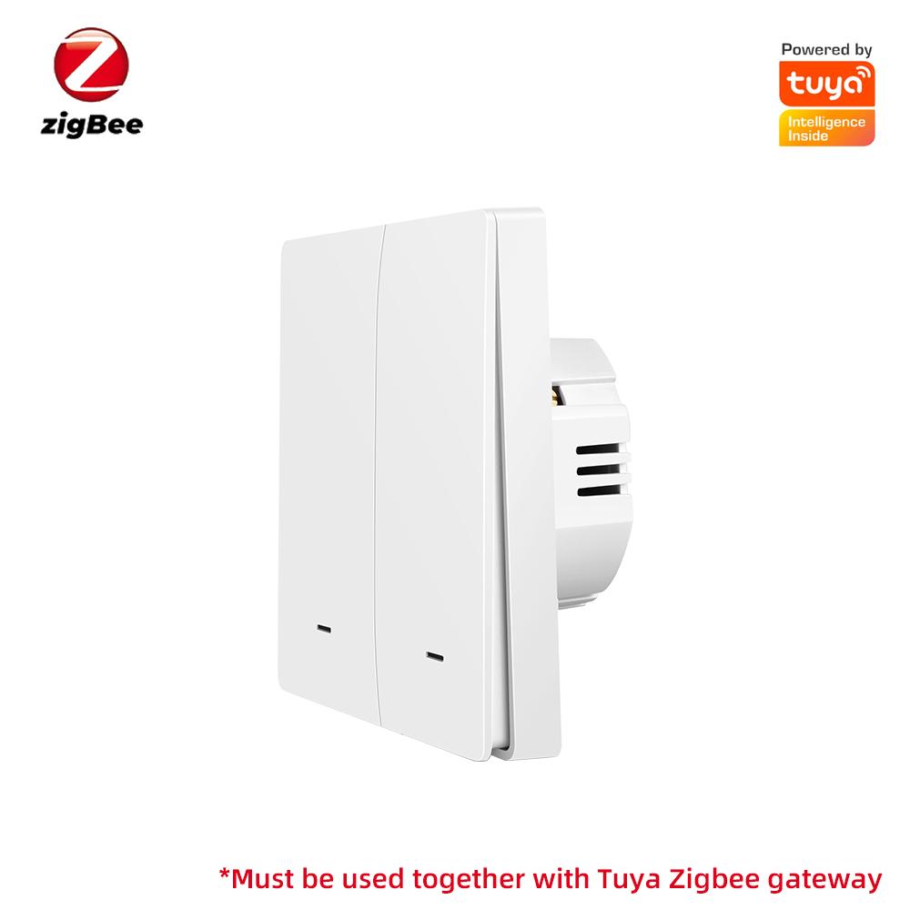 Tuya Smart Wall Light Switch Push Button Control No/With Neutral Wire APP Remote Timing Support Alexa Google Home Yandex Alice