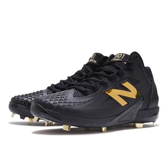 MSHOBK1 New Balance FuelCell Ohtani 1 Black Metallic Gold (Cleat) (Men s) 8