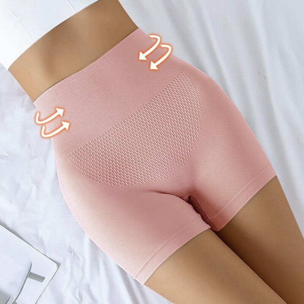 Anti Chafing Women Safety Shorts Cotton Boxer Briefs Sport Safety Short Pants  Waist Trainer