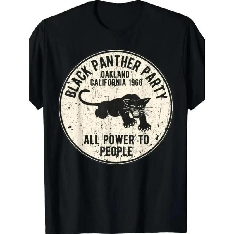 1966 Oakland California Black Panther Party T-Shirt Unisex T-Shirt L