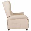VidaXL Fauteuil Inclinable, Siège avec Accoudoirs et Dossier, Chaise de Relaxation avec Repose-pied, Meuble de Salon, 340958