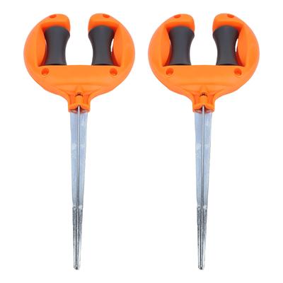 2PCS Garden Hose Guide ABS Garden Spike Roller Hose Support Stake Holder for Yard Lawn Plant Protecting