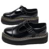 No foot grinding = lightweight thick-soled T-word Mary Jane women's small leather shoes genuine leather casual office student Martin short boots
