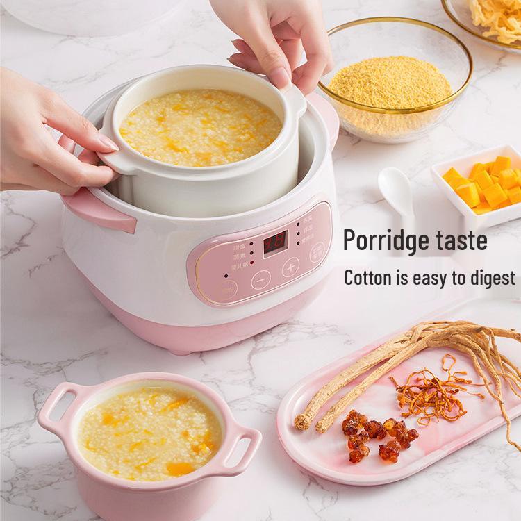 Electric Ceramic Slow Cooker: Multifunctional Double Boiler for Soup, Stew, Bird's Nest, and Health Preservation