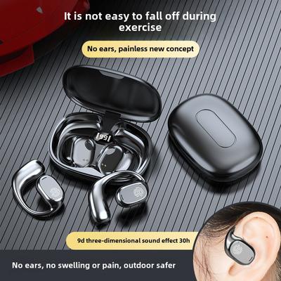 Bezdrátová Bluetooth sluchátka Sportovní sluchátka na zavěšení do uší s dlouhou výdrží