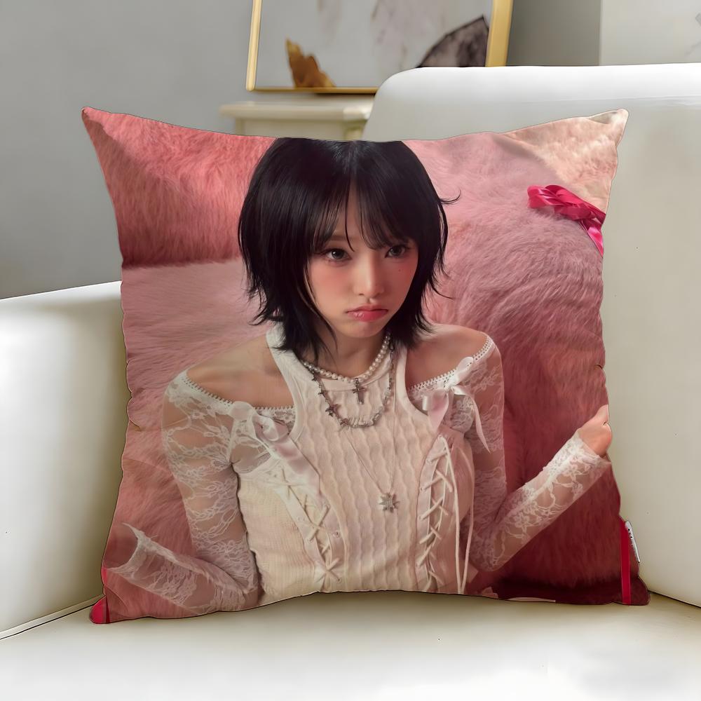 Kpop Style Artist Choi Ye-Na Cushion Cover Soft & Easy-Wash Pillow Case – Versatile For Couch, Bed, Travel And Office
