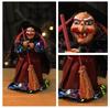 Bestselling Halloween Hanging Figurine Set Witch Dolls Handhold Broom Decorative Pendants Indoor Display Ornaments