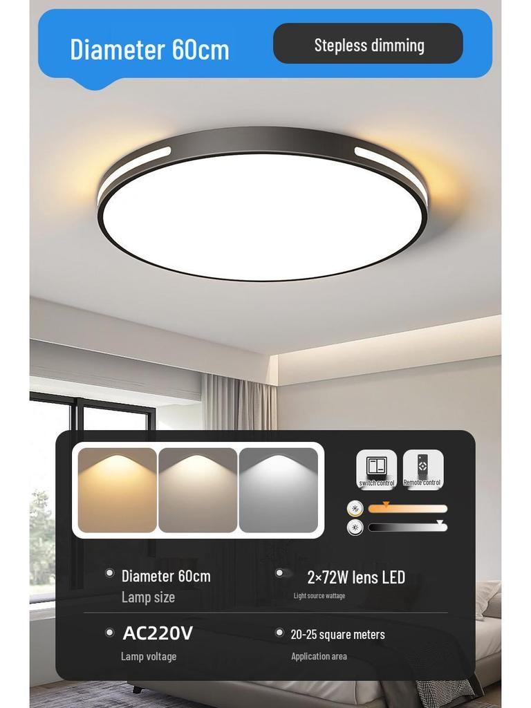 Ultra-Bright Modern Minimalist Ceiling Chandelier for Living Room and Bedroom - Energy-Saving Home Lighting Fixture