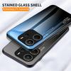For Xiaomi Redmi Note 14 4G (163.25mm) Etui Ripebestandig Herdet Glass+PC+TPU Telefondeksel