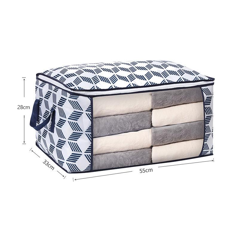 Μη υφαντό Πτυσσόμενο Κουτί Αποθήκευσης Οργανωτής Φορητός Οργανωτής Ρούχων Τακτοποιημένη Βαλίτσα Κουτί Αποθήκευσης Σπιτιού Κουτί Αποθήκευσης Πάπλωμα Τσάντα