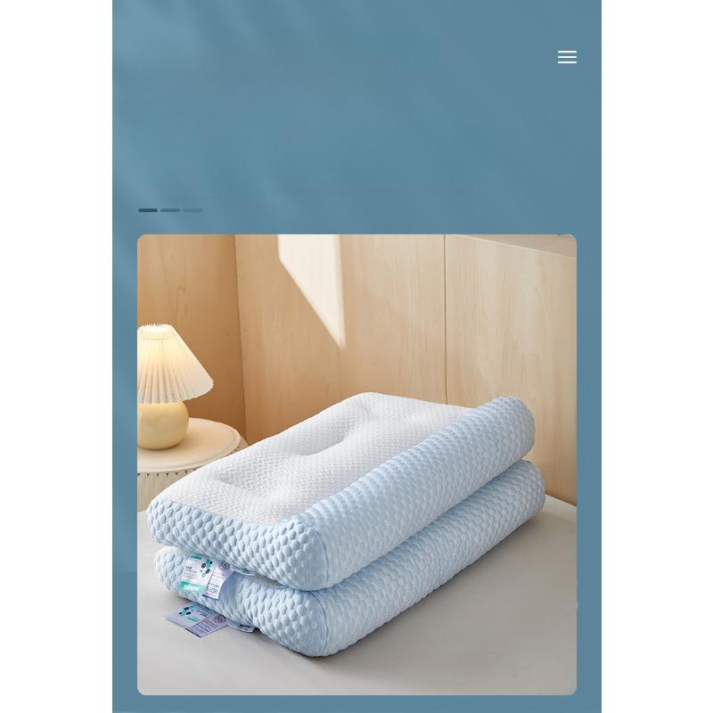 Summer Cool Feeling Ice Doudou Traction Pillow Single Cervical Vertebra Support Sleep Pillow Core Home Student Dormitory Pillow