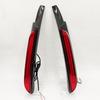 1 Pair For Toyota Fortuner 2015 2016 2017 2018   LED Rear Fog Lamp Bumper Light Auto Brake Light Turn Signal Reflector
