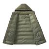 European Size Padded Coat Men's Winter New Solid Color Loose Hooded Padded Jacket Casual Padded Jacket Men's Coat