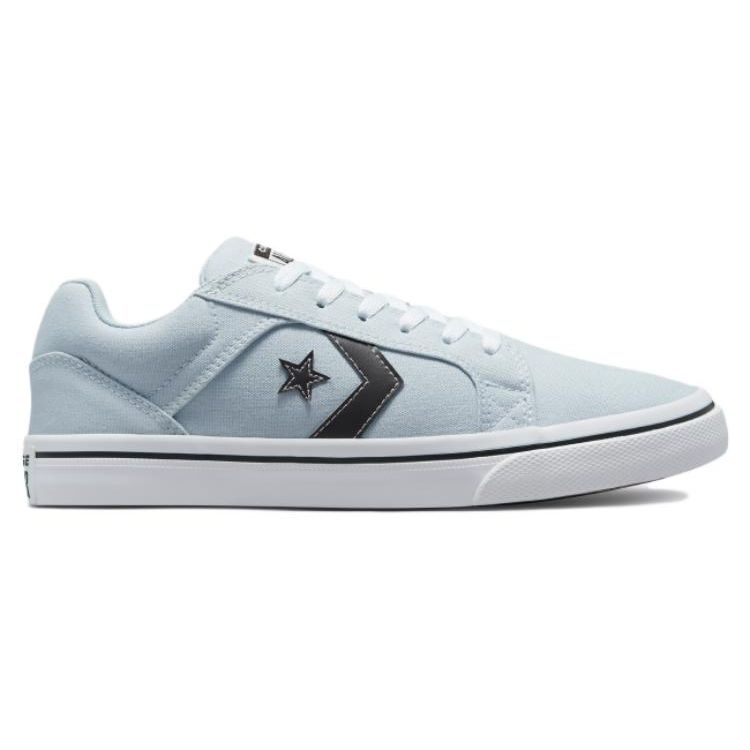 Converse El Distrito 2.0 Lace-Up Casual Slip-Resistant Durable Low-Top Skate Shoes Unisex Sneaker White Black A03485C