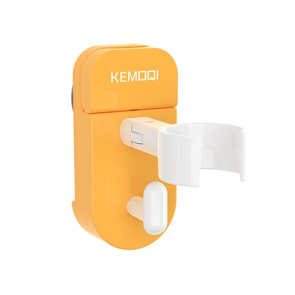 

Пластиковый кронштейн для фена с присоской, настенный, вращающийся, без проколов, многоразовый, экономит место оранжевый