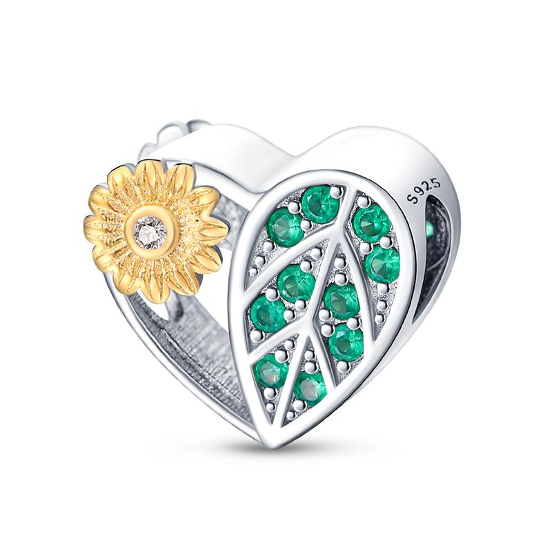 Fashion Spring Series Charms Beads 100% Copper Flower Birds Butterfly Pendent Fit Original Qikaola Bracelet Jewelry