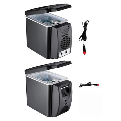 6L Travel Car Refrigerator Featuring Cooling And Heating Function Ideal For Camping And Road Trips