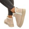 Winter New Thick-soled Velvet Thickened Snow Boots for Women's Foreign Trade Large-size Warm Sewing Bag Short Boots Cotton Shoes for Women