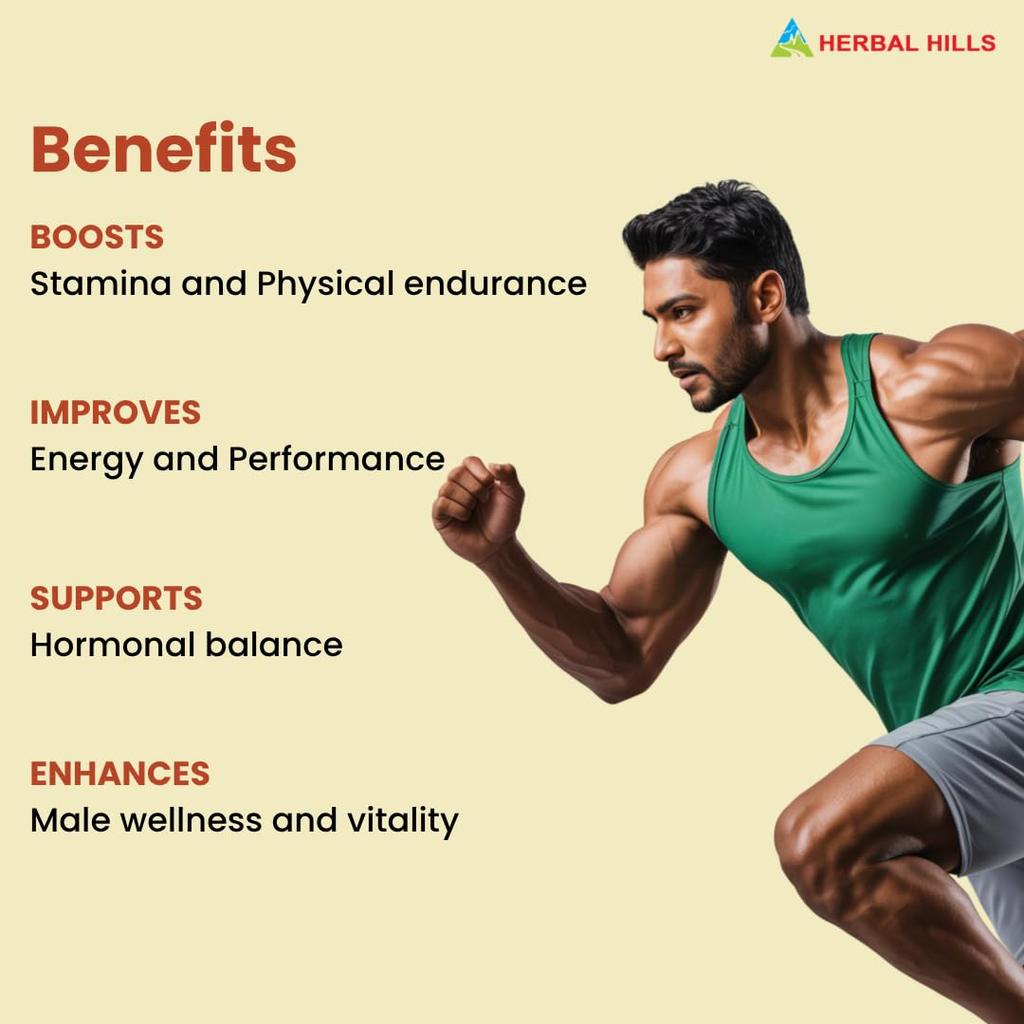 Herbal Hills Shilajithills Capsules, (20 Capsules Pack) | Supports Vitality, Strength & Wellness | Shilajit Supplement For Energy, Stamina & Immu