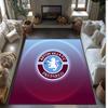 Aston Villa Voetbal Print Kristal Fluweel Tapijt, Comfortabel Waterabsorberend Antislip Binnen Vloerkleed