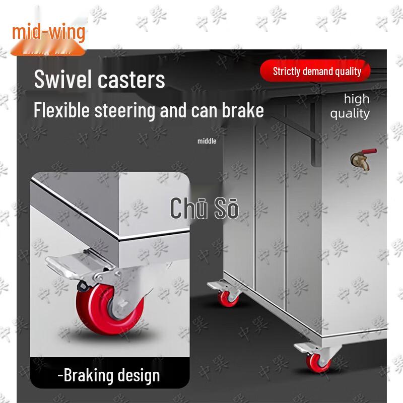 Zhongxun Movable Stainless Steel Wood Stove