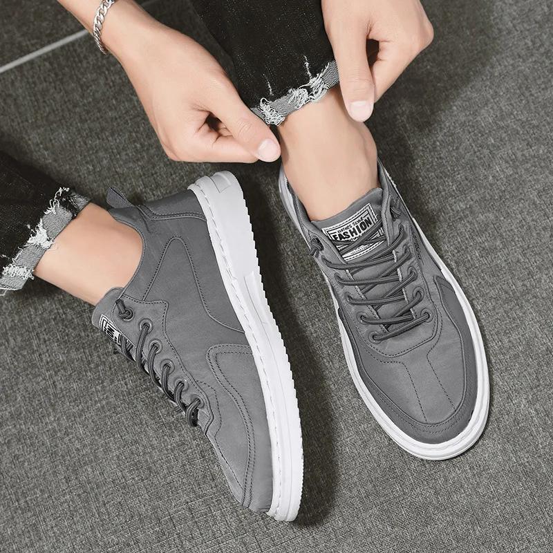 Fashion Men's Vulcanized Shoes Flat Non-slip Wear-resistant Breathable Sneakers Classic Fashion Canvas Casual Shoes Brand Shoes for Men