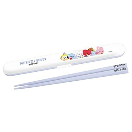 

Kamio Japan BT21 палочки для еды футляр для палочек для еды открывающаяся коллекция LINE FRIENDS обеденная коллекция и [043923]