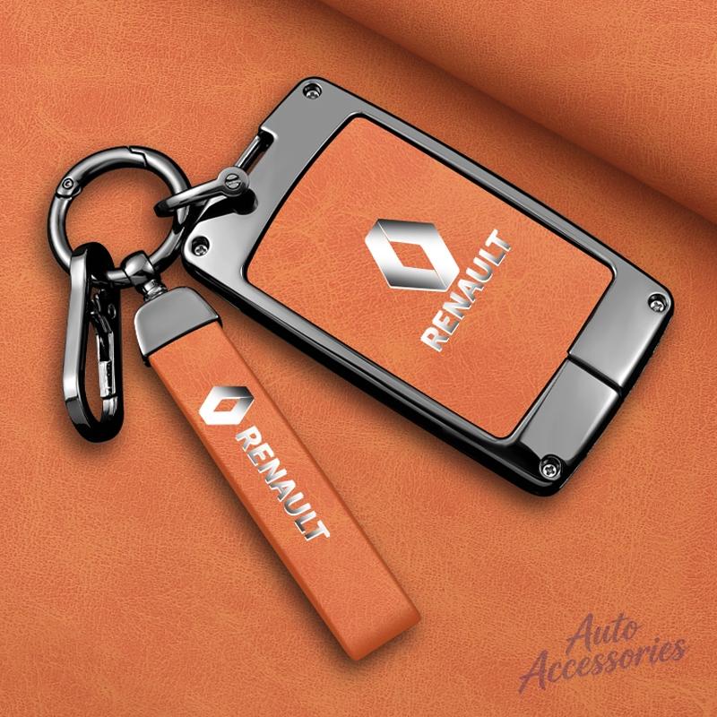 Zinc Alloy Car Key Case Cover Key Bag Shell Holder Protector For Renault Koleos Kadjar Captur Megane Clio Scenic Talisman Arkana S666
