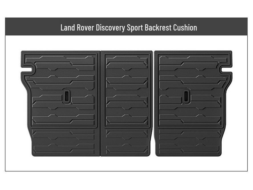 Eco-friendly TPE Floor Mats for Land Rover Discovery Sport (2018-2025), Including Trunk and Backrest Pads.