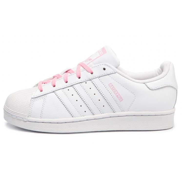 

Adidas Originals Comfortable Low top Skateboard Shoes White Pink Teenagers CG6617 40