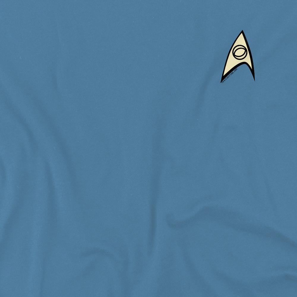 STAR TREK Unisex Adult Science Uniform T-Shirt