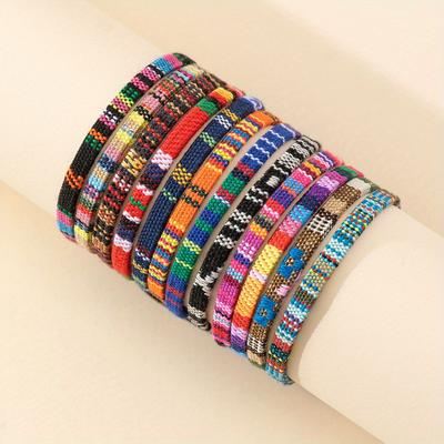 Pulsera Tejida a Mano, Múltiples Patrones para una Fácil Creación de Escenarios de Muñeca a la Moda, Adecuada como Regalos de Vacaciones y Presentes Cotidianos