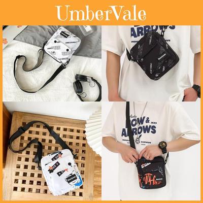 Trendy Urban Style Canvas Crossbody Bag For Men With Chic Minimalist Design And Durable Oxford Fabric