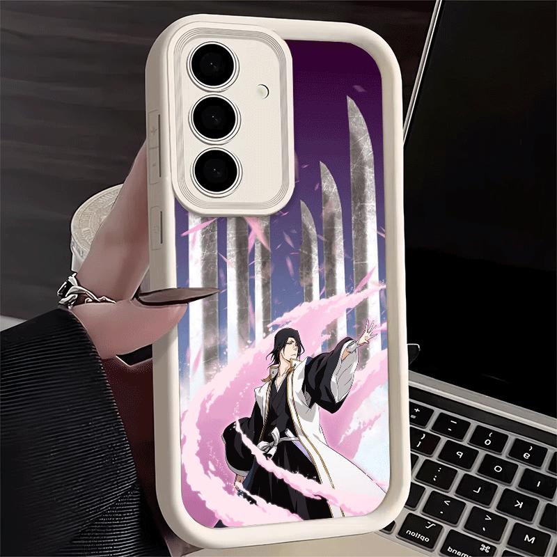 Phone Case for Samsung Galaxy A17 A16 A15 A14 A13 Bleach Kuchiki Byakuya A56 A36 A26 A55 A35 A25 A54 A34 A24 A53 A33 A23 A07 A06