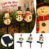 Snowman Ground Stake Light for Outdoor Christmas Yard Garden Path Decor