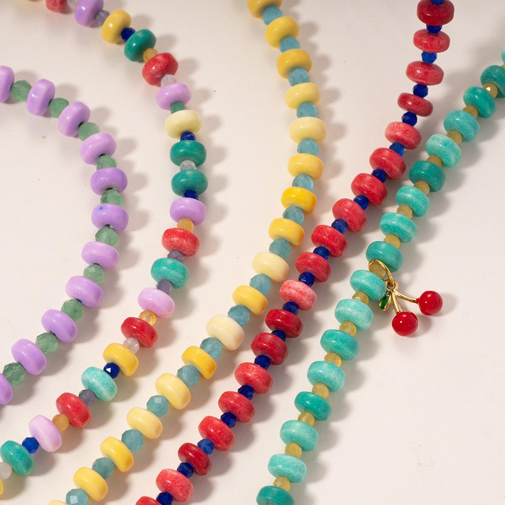 Nově dorazily trendy africké boho barevné dřevěné korálky ručně vyráběné korálkové náhrdelníky pro ženy letní party šperky