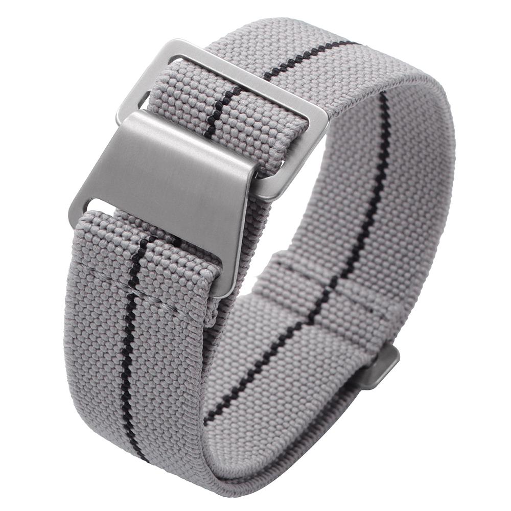 18mm 20mm 22mm Nylonowy Pasek do Zegarka dla Seiko Armia Wojskowy Tkany Elastyczny Pasek Żołnierze Francuscy Torba Spadochronowa Uniwersalna Bransoleta Sportowa