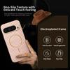 For Google Pixel 9 Pro Phone Case Carbon Fiber Textured Electroplated TPU Back Cover