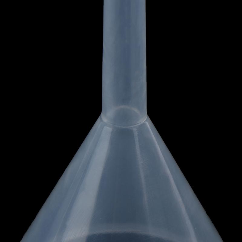 60mm 90mm Mouth Dia Laboratory Clear White Plastic Filter Funnel