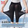 Mao Ren Women's High-Waist Ice Silk Shark Skin Leggings