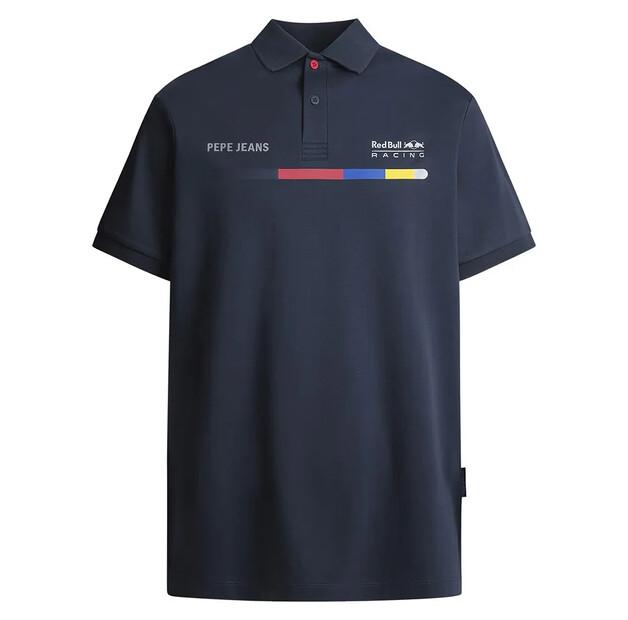

Red Bull Racing Graphic Print Logo поло поло с короткими рукавами XL