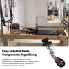 Spring Pulley for Pilates Reformer, Exercise Equipment Clamp