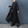 Long Sleeve Plus Size Black Vintage New In Dresses for Women Spring Autumn Casual Loose Shirt Dress